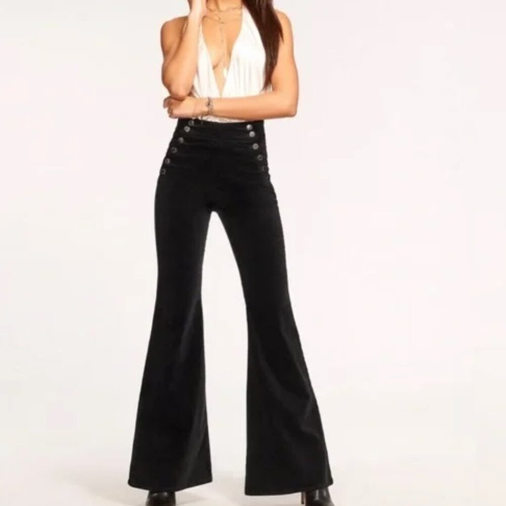 Ramy Brook ! Romee Velvet Flare Pants ( 29 )